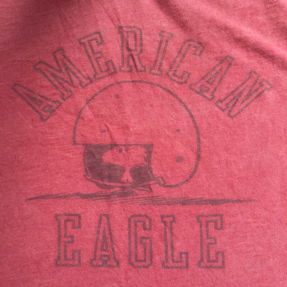 American Eagle Woodstock Football oversized cropped shirt Medium - Picture 5 of 9